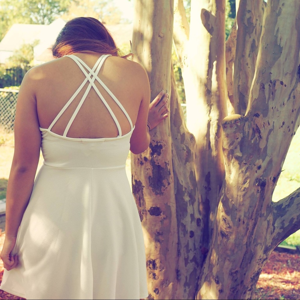 White dress